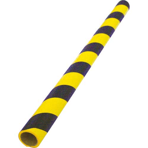 TRUSCO 安心クッション 丸型17mmX900mm トラ柄 黄/黒 TAC-290MYB