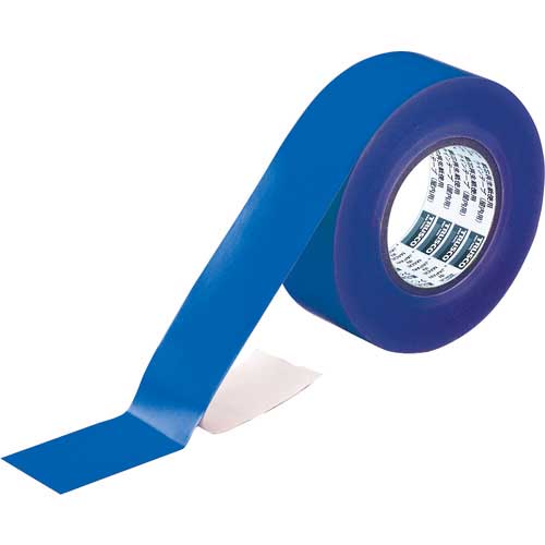 TRUSCO ラインテープ 屋内用 幅50mmX長さ50m ブルー TLT-50EAB