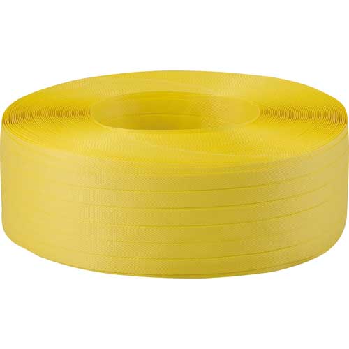 TRUSCO 手締用PPバンド 15.5mmX1000m巻 黄 TPP-155
