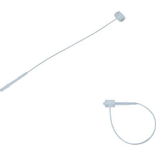 TRUSCO タグ付け用ループ80mm ナチュラル 100本入 TTF-80-NR