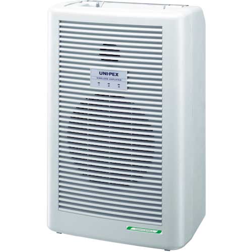 ユニペックス ワイヤレスシステム ワイヤレスアンプ シングル 300MHz帯 ライトグレー チューナーニット付 WA-361A