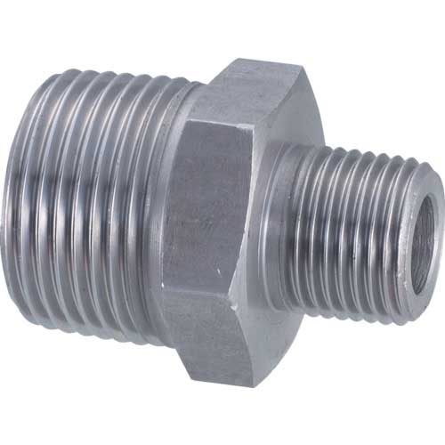 フジトク 径違い6角ニップル 異形 15A×10A 炭素鋼 6N-PT-15AX10A