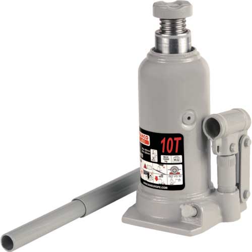 【廃番】BAHCO 油圧高耐久ボトルジャッキ ストローク263mm BH410