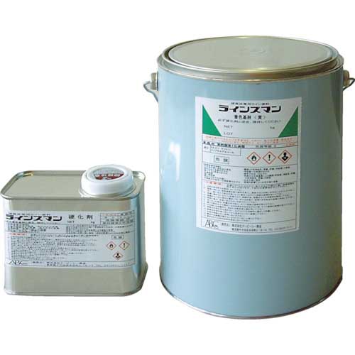 ABC ライン塗料 ラインズマン4.4kgセット 黄 BLINY4