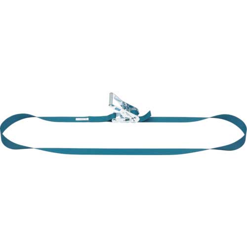 KITO ベルトラッシング ラチェットバックル式 25mm幅 破断荷重10kN 最大使用力2.5kN ラウンドタイプ 2m BLR010R-020