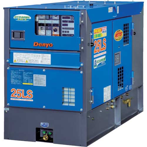Denyo 防音型ディーゼルエンジン発電機(エコベース) DCA-25LSKE