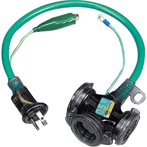 ハタヤ 防雨型2P接地付延長コード