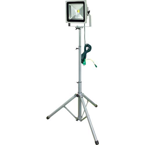 【廃番】NICHIDO LED作業灯 50W 一灯式三脚 【代替品】LEN-60S-3ME LPR-S50L-3ME