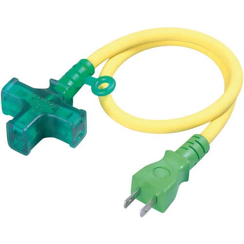 日動 ショートタップ・延長コードほたるコンセント 3個口 LT2