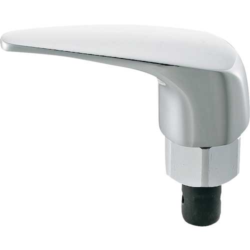 SANEI シングルレバー単水栓上部 ワンタッチ 感染症対策 W24山20 シルバー PR171-C-13