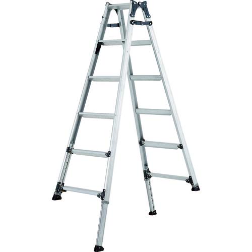 アルインコ 伸縮脚立(ステップ幅広)180cm 最大使用質量100kg PRW180FX