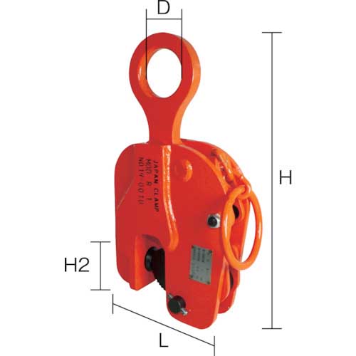 日本クランプ　縦吊り専用クランプ　4t R-4 日本クランプ 縦吊り専用クランプの通販｜現場市場