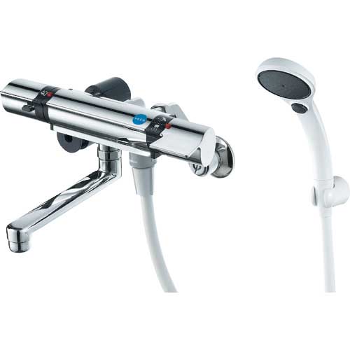 SANEI サーモシャワー混合栓 一般地用 手元ストップ 節水 ホース1.6m 日本製 SK18121CT2-13