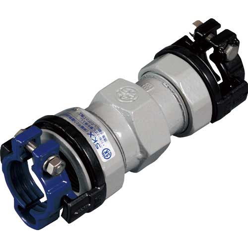 SKカワニシ 塩ビ管×鋼管用異種管継手 SKXソケットV30×32 SKX-S-V30X32