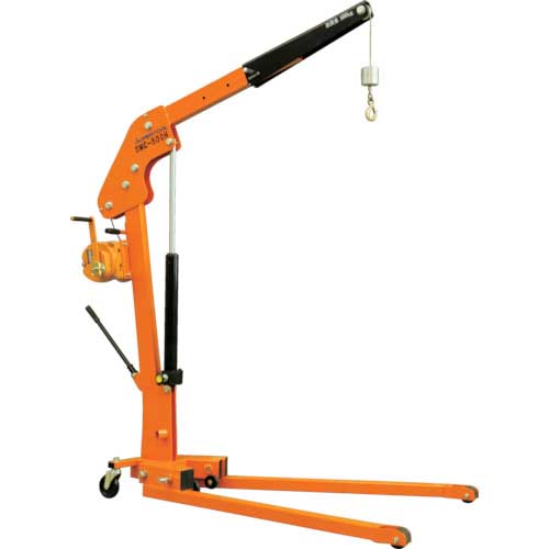 スーパー マルチクレーン(巻上ウインチ付)つり上げ荷重:1000kg アーム長調節:3段階調節式 SMC1000H