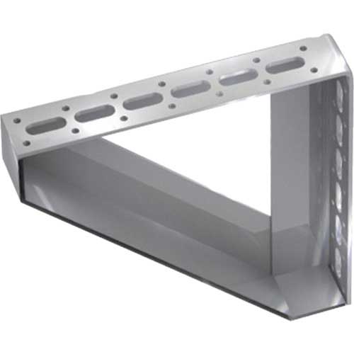 TRUSCO 配管支持用対面兼用三角ブラケット ステンレス TKL4-SB S