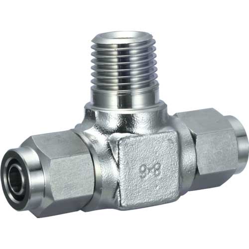 【廃番】TRUSCO SUSメイルブランチティ 適用チューブ径12X10 ねじR3/8 TS12-03MT