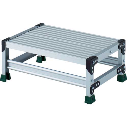 TRUSCO アルミ合金製作業台 1段 高さ0.25m 天板600×400 TSF-1625