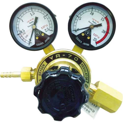 YAMATO 溶断用調整器 酸素用 YR-70(関東式) YR-70-OXE