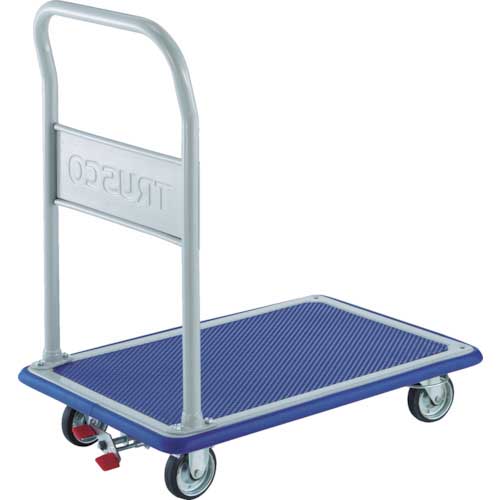 TRUSCO プレス製台車 ドンキーカート 固定 4輪リングストッパー付 108NJKRS-4