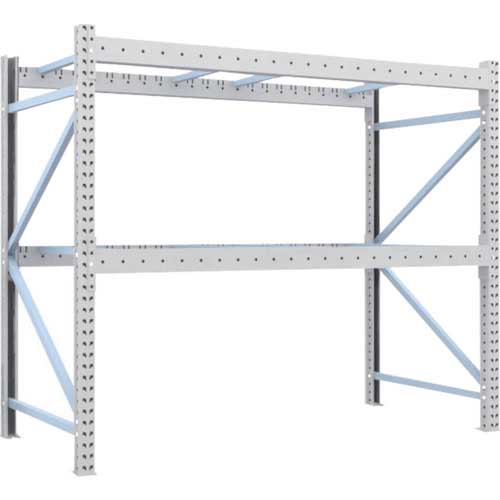 TRUSCO 重量パレットラック1トン2300×1100×H2000 2段 単体 1D-20B23-11 