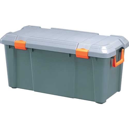 【廃番】アイリスオーヤマ 209201 カー収納 HDBOX深型 800×375×380 モスグリーン 800D