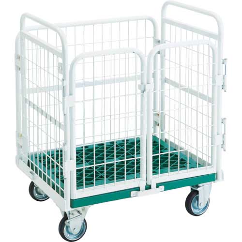 TRUSCO 折りたたみ式網台車 アミーゴカーゴ 600X800 AMG-1