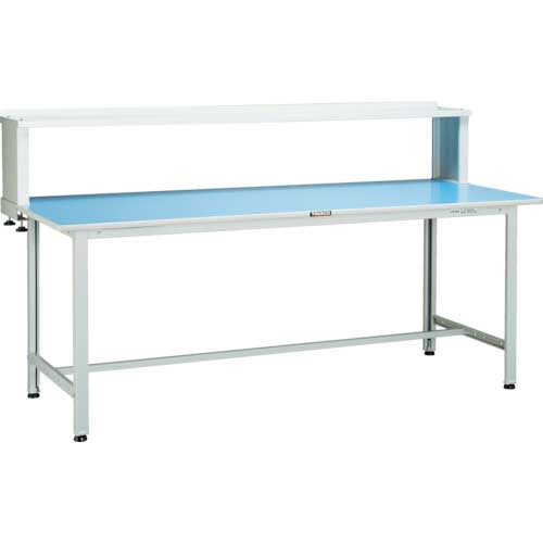 TRUSCO 軽荷重作業台(180kg)BO型 BO-1875YURB 1800X750XH1044(全高) 上棚付 ホワイト色 トラスコ TRUSCO オレンジブック 軽荷重作業台（180kg）BO型