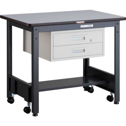 TRUSCO CFWP型作業台 H740 2段引出付 CFWP F2