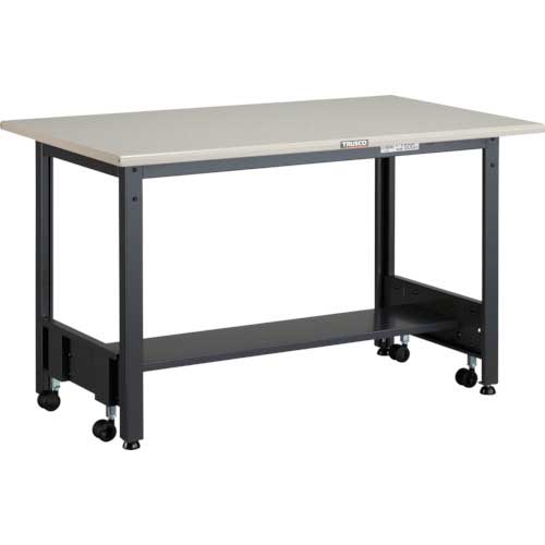 TRUSCO AE型作業台 1200X750XH740 2段引出付 ホワイト色 ( AE-1200F2 W ) トラスコ中山(株) 送料別途直送品TRUSCO AE型作業台 1200X750XH740 ダークグレー色