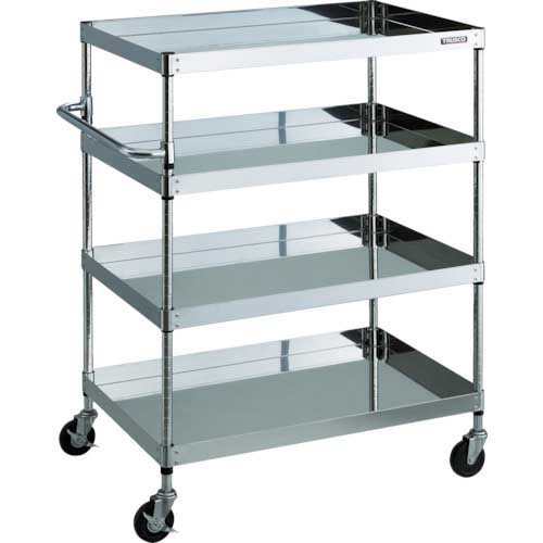 TRUSCO ステンレスワゴン 304クリーンフェニックス 導電 CPE3 SD