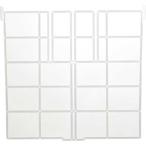 TRUSCO 仕切板 短手F-3用 透明 F-21STM