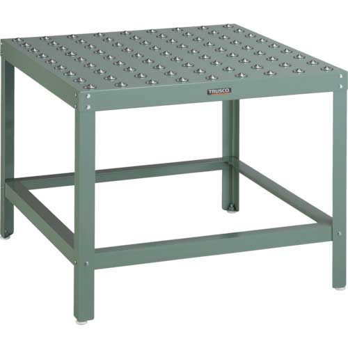 TRUSCO ボールキャスターユニット フリーテーブル脚付 900×900 P100 C-5L×81 FT-90-100AS