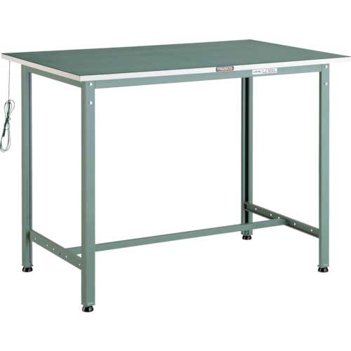 TRUSCO 帯電防止マット張りHAE型立作業台 HAE D