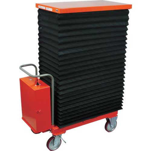 TRUSCO ハンドリフター 電動昇降式 蛇腹付 HLAN J