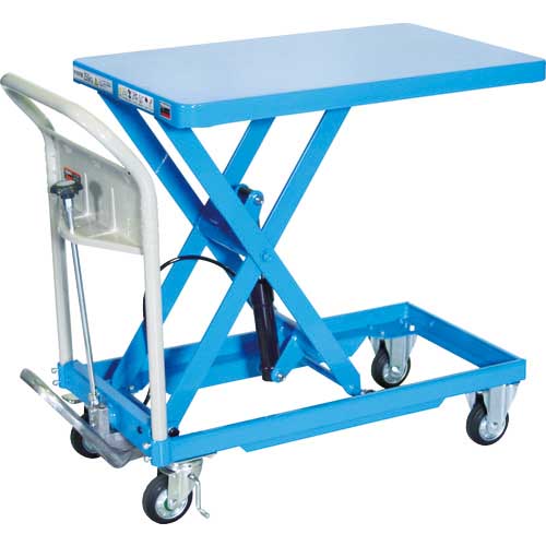 TRUSCO ハンドリフター 250kg 500X800 ブルー HLFA-S250B