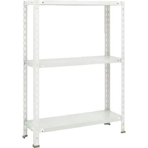 TRUSCO スチールラック 軽量棚 中棚ボルトレス型1500X300X1200 3段 ネオグレー L45V-13