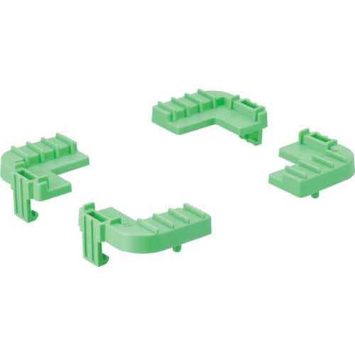 TRUSCO ルートバン MP-500・MP-600兼用 コーナーストッパー4個組 樹脂製平台車 MP-600CS