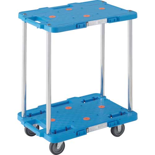 TRUSCO 樹脂製台車 ルートバン 2段式 MPB 2