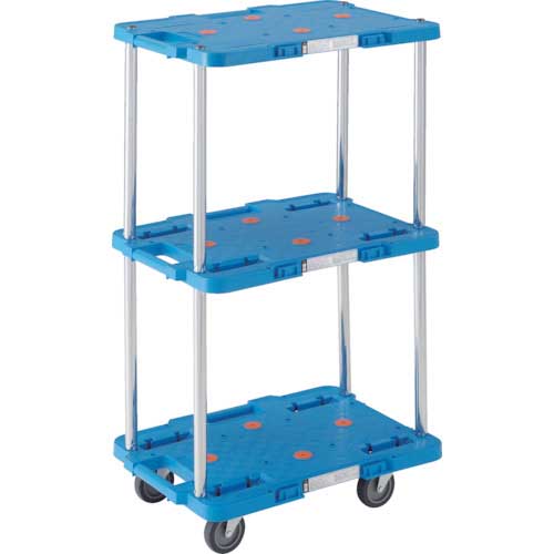 TRUSCO 樹脂製台車 ルートバン 3段式 MPB 03