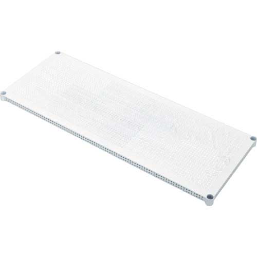 【廃番】アイリスオーヤマ 530755 メタルラックパンチング棚板 120cm ホワイト MR-120TP-WH