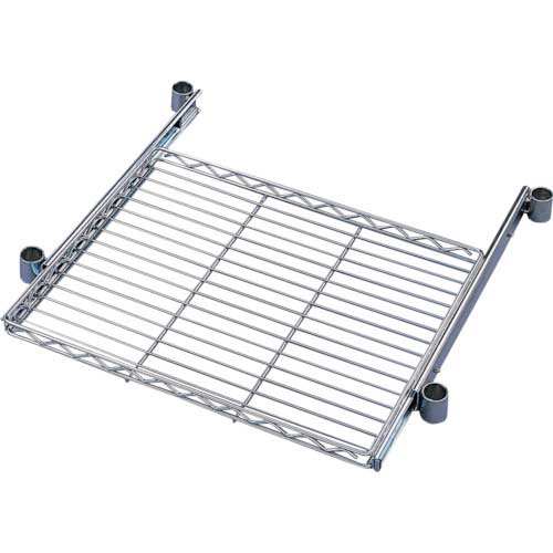 アイリスオーヤマ 539925 メタルラック用スライドトレー(囲い付き) 610×460×45