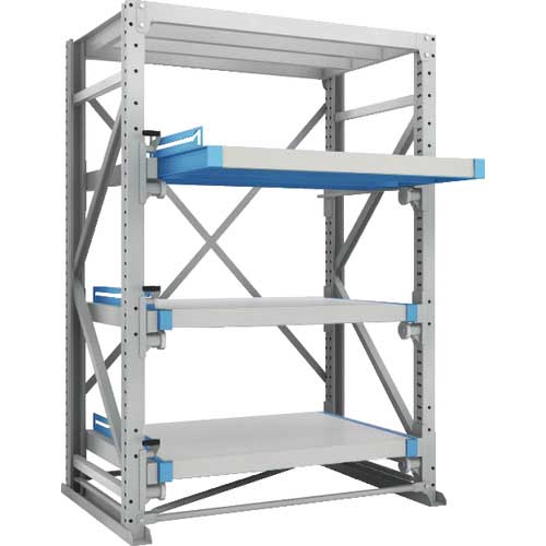 TRUSCO スライダーラック スライド スチール板付 NSHP-2