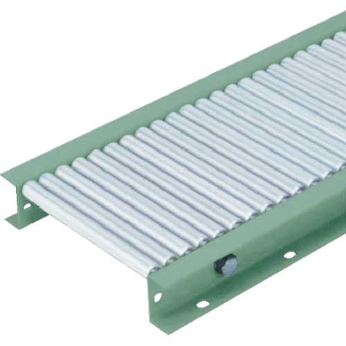 タイヨー φ19スチールローラコンベヤ 機長1000mm 肉厚1.2mm