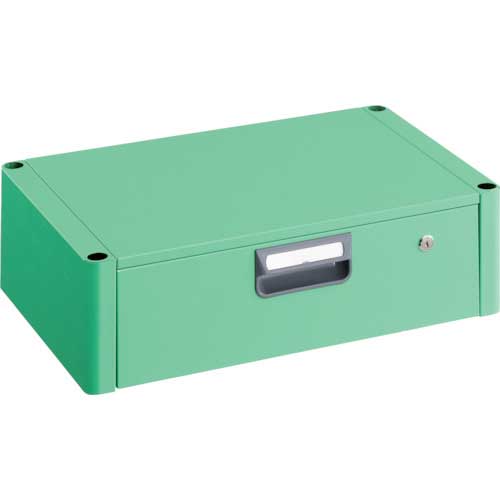 TRUSCO ツールワゴン フェニックスワゴン 1段引出 600X400 ヤンググリーン PEW-64V-YG