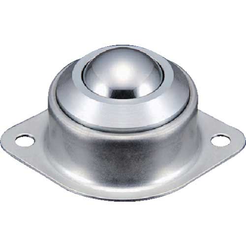 プレインベア ボールキャスター ゴミ排出穴付 上向き用 スチール製 PV120H 許容荷重200kg