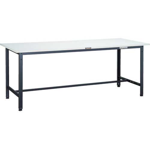 TRUSCO 軽荷重作業台(300kg)AE型 1200X600XH740 基本タイプ ダークグレー色 RAE-1260 DG