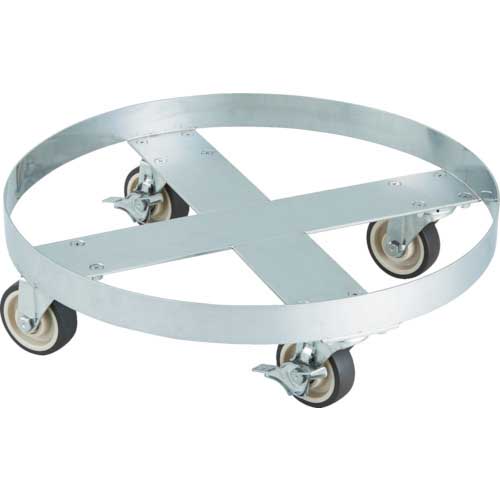 TRUSCO SUS304 ドラム缶台車 ステン金具 NU車輪 SD SNU