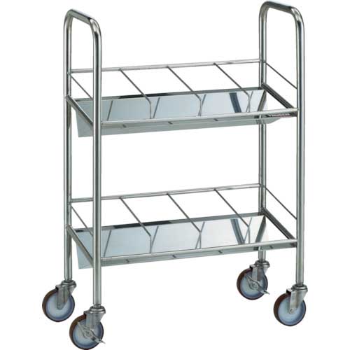 TRUSCO オールステンレスファイルワゴン 950X320XH970 SFW-L