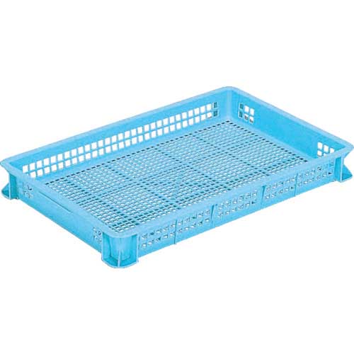 サンコー スタッキングコンテナー 101901 サンテナーB#20ライトブルー SK-B20-BL